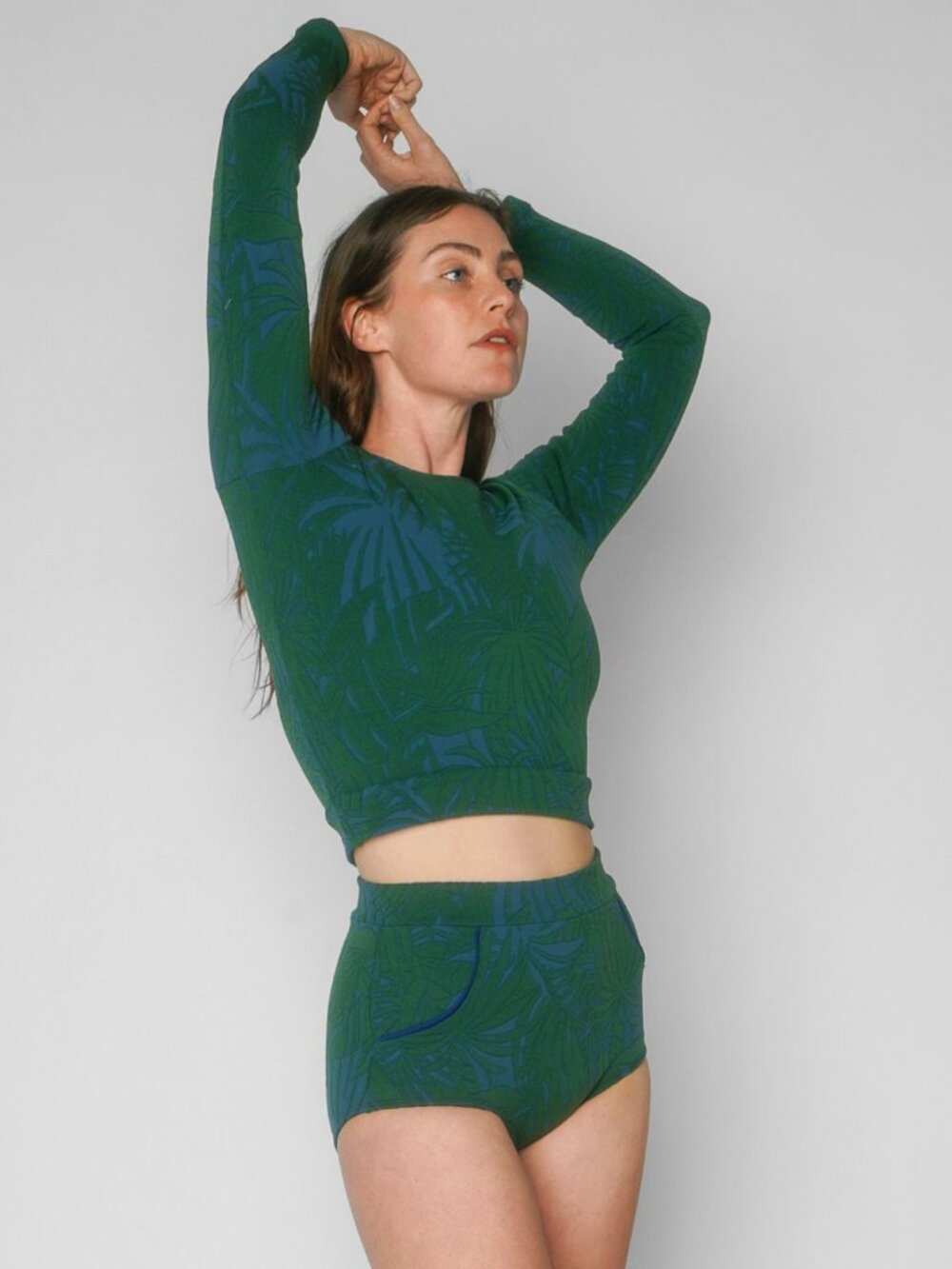 NWOT Seea Palomar UV Protection Crop Top Rashguard